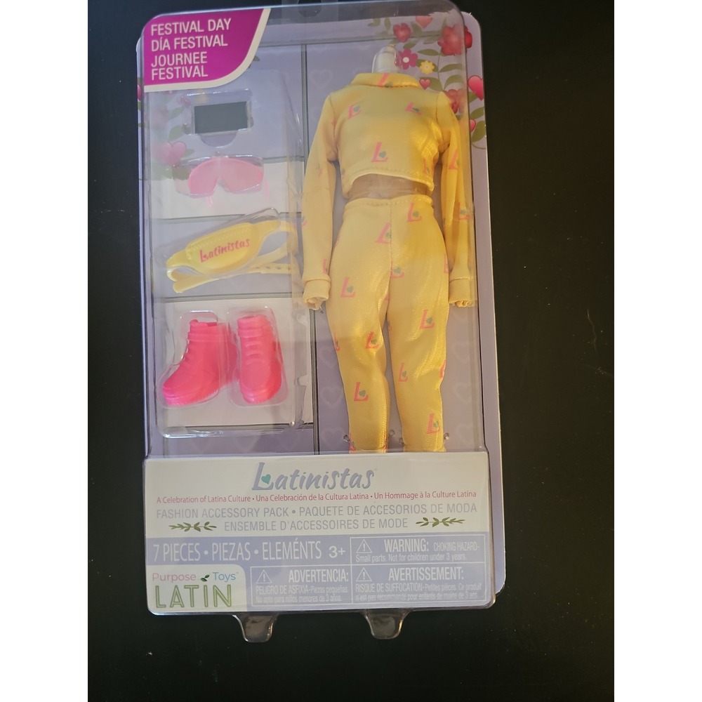 Latinistas Dolls "Festival Day" Fashion Accessory Pack - Yellow - 2023 - 55097